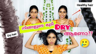 🤔നിങ്ങളുടെ മുടി dry ആണോ?? Best dry hair care tips that really working🔥