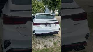 2023 kia forte GT - stock exhaust sound in sport mode🔥🔥lil bros new car