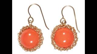 Coral Earrings | Vintage Coral Jewelry Set For Women Coral Earrings | Vintage Coral Jewelry Set For Women