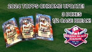 2024 TOPPS CHROME UPDATE 3 BOX BREAK! #1288