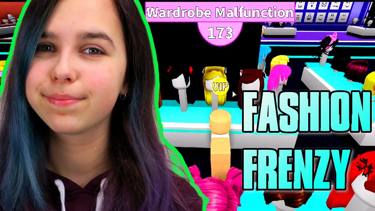 ROBLOX FASHION FRENZY | WARDROBE MALFUNCTION | RADIOJH GAMES - YouTube