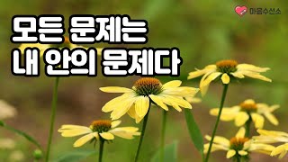 모든 문제는 내 안의 문제다. / 마음이 괴로운 것이 문제다.