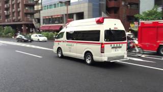 Tokyo FD ambulance leaves wrong address and goes to the right address. Code 1. b