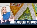 Quilting Tula Pink's Queen of Diamonds Quilt: Live Chat with Angela Walters