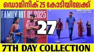 ഡൊമിനിക് 25 കോടിയിലേക്ക് dominic and the ladies purse 7th day boxoffice Collection mammootty