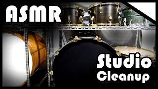 ASMR | Drum Tech POV | Cleaning The Studio | Round 2