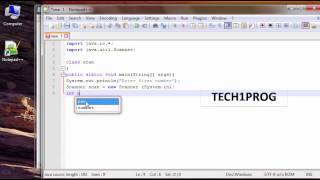 Java Programming : Using Scanner method in java