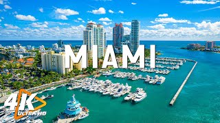 MIAMI 4K UHD | Miami's Iconic Beaches And Sky High Views | 4K UHD