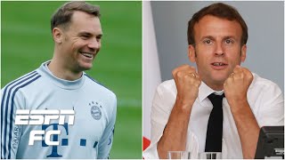French president wants the Bundesliga cancelled?! ‘Macron is really desperate’ - Laurens | ESPN FC