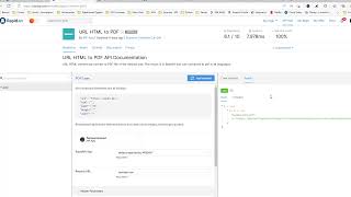 Generate PDF from HTML and URL