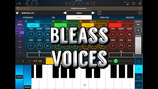 BLEASS Voices - Vocal Harmonizer - Walkthrough & Demo for the iPad