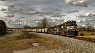 R-Line Chasing: NS 50V Loaded Grain Train – The Chase from Chester to Blythewood, SC