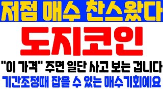 [도지코인 전망] 저점 매수 찬스?? \