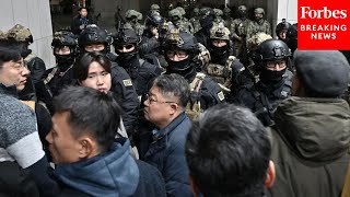 SHOCK VIDEO: South Korean Army Blocks National Assembly After Martial Law Declared By Yoon Suk Yeol