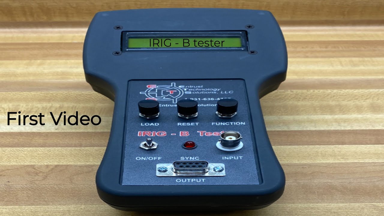 This Is A IRIG - B Tester - YouTube