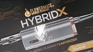 Curaleaf Flowermate Hybrid X Multi Use Dry Herb Flower Vaporizer Unboxing