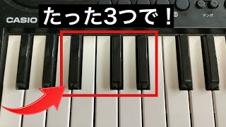 イカゲームの曲の弾き方！【たった3つで！・簡単・赤トマト】