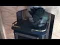 cubic mini woodstove fan assist