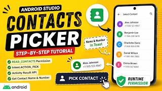 📲 ANDROID - CONTACTS PICKER 📲 || TUTORIAL IN JAVA 📲