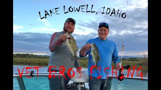 Lake Lowell, Idaho Largemouth Bass!! Early fall transition.