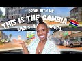 Drive with me through Gambia 🇬🇲 | furniture shops, clothes shops, utility shops to go to.