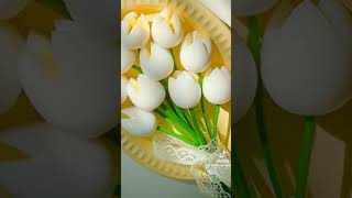 tulip egg bouquet | cooking art with sisterology