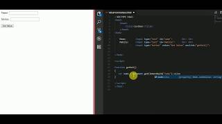 Get value from HTML5 input textbox using JavaScript