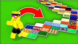 Sinh tồn Minecraft nhưng khi đi sẽ có block ngẫu nhiên ( tập 1 )