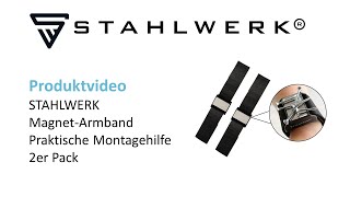 STAHLWERK Magnetarmband Montagehilfe 2er Set