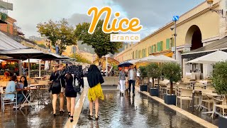 Nice, France 🇫🇷 - ☔️ The Nicest City Of France - 4K-HDR 60fps Walking Tour