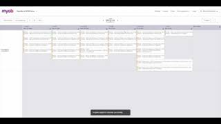 MYOB Advanced WFM Rostering