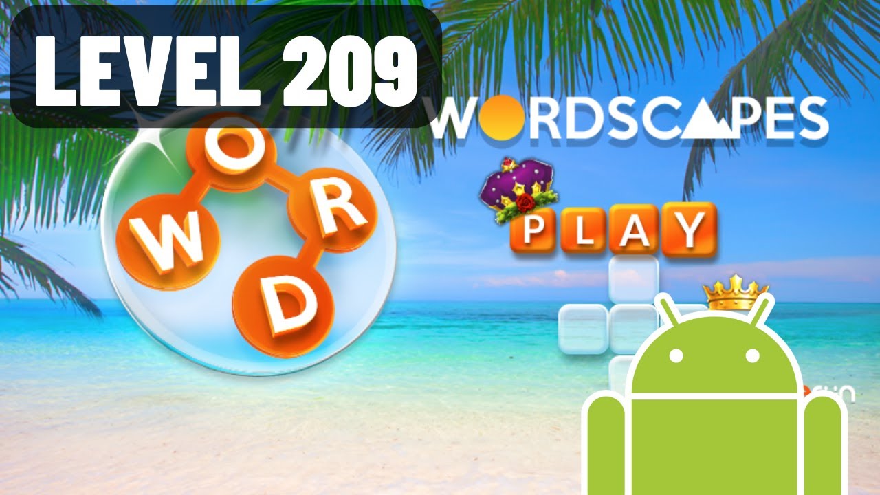 Wordscapes Android Level 209 Youtube
