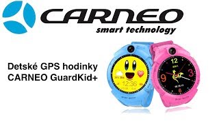 Detské hodinky s GPS CARNEO GuardKid+ SK