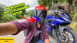 My New Gopro Hero 8 Motovlogging Setup😍🔥|Complete Detailed Video|