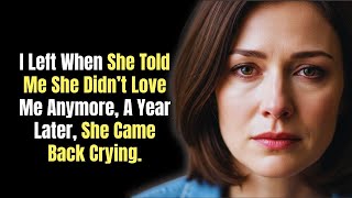 I Left When She Told Me She Didn’t Love Me Anymore, A Year Later, She Came Back Crying.