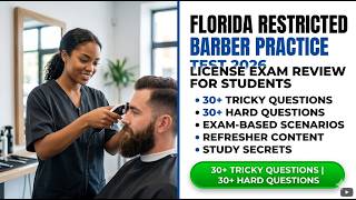 Florida Restricted Barber Practice Test 2026 License Exam Review