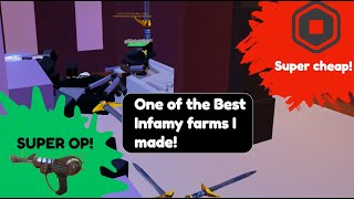 Super op infamy grinding spot (Roblox)