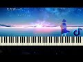 Rokudenashi - One Voice piano tutorial.tiktok version