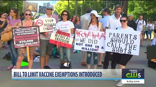 New CA bill to limit vaccination exemptions introduced