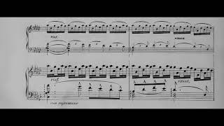 Felix Godefroid - Etude de Concert for Harp, Op. 193 (1877) [Score-Video]