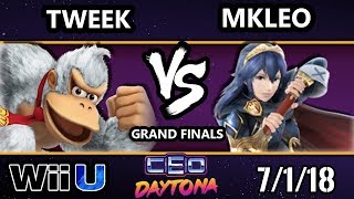 CEO 2018 Smash 4 - Echo Fox | MkLeo (Lucina, Bayo, Marth) Vs. Tweek (DK, Bayo) Wii U - Grand Finals