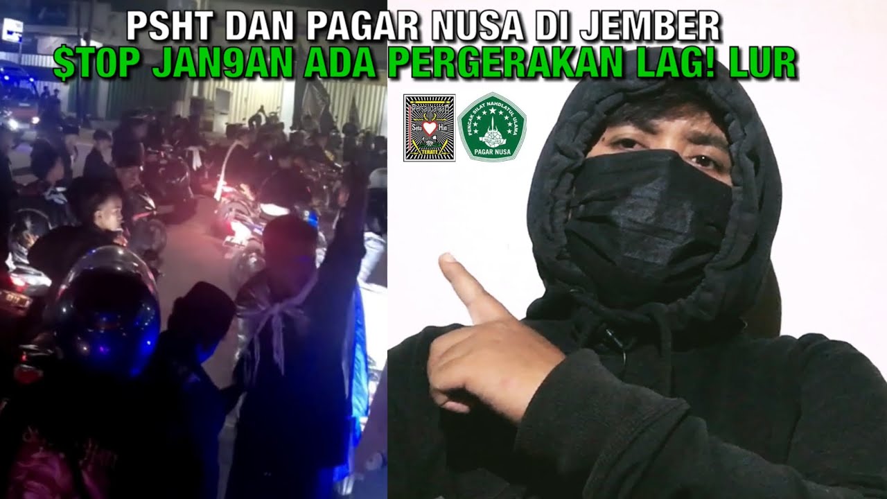 PSHT DAN PAGAR NUSA DI JEMBER - YouTube