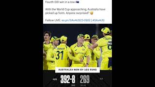 Australia beat South Africa by 123 runs | Espncricinfo #ausvssa #marnuslabuschagne #cwc #asiacup