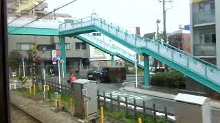 西武2000系　側面展望　小平→東村山（新宿線各駅停車）　2545編成