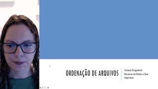 Aula 7: Ordenação de Arquivos