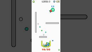 Fill the bucket with colourful balls #game #short #ball  #music