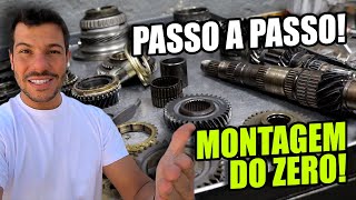 MONTANDO O CÂMBIO DO PALIO, DO ZERO! 😎 TUDO ORIGINAL? 😈 PARECE QUE TEM MALDADES AGORA!