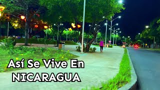 Así Esta MANAGUA Por Las NOCHES - Recorriendo Las Calles De La Ciudad Nicaragua