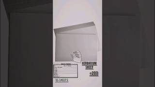 Herbarium Sheet/Unboxing/₹200/Botony Project/Sheet \u0026 label size, all the details shown in the video