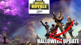 HALLOWEEN UPDATE GAMEPLAY!  (NEW WEAPONS)  - Fortnite: Battle Royale #1